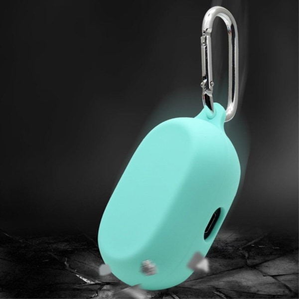 Jabra Elite 7 Active silicone case with keychain - Green Grön