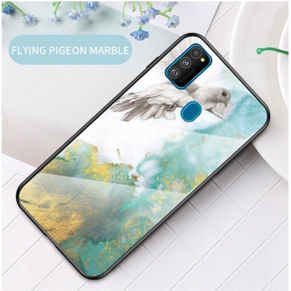 Fantasy Marble Samsung Galaxy M30s cover - Flyvende Due Multicolor