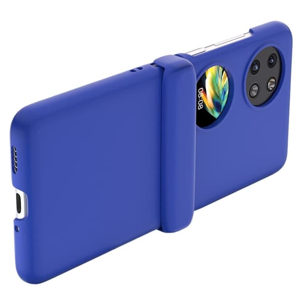 Til Huawei Pocket 2 Hard PC Case Multifunction Hinge Protection Slim Phone Cover - Mørkeblå Blue