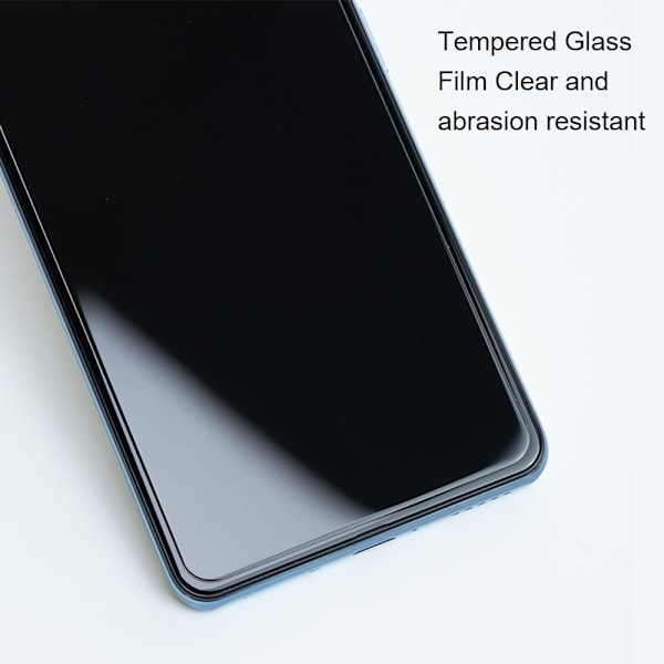 AMORUS kaari reuna karkaistua lasia näytönsuoja Xiaomi Redmi 10C varten Transparent