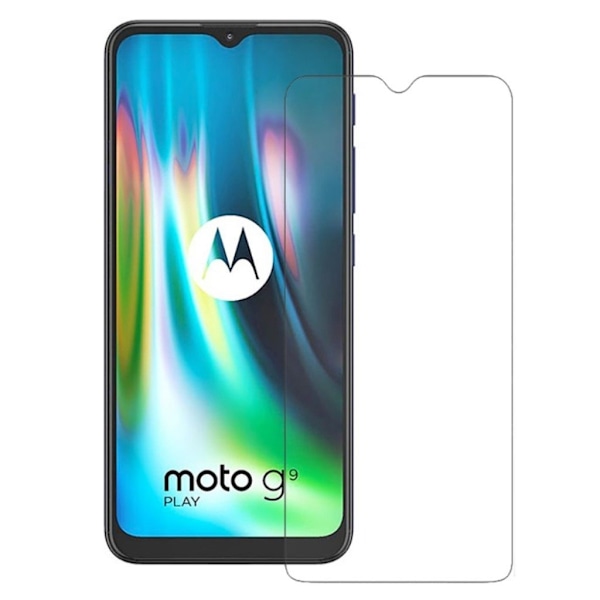0.3mm hærdet glas skærmbeskytter til Motorola Moto G9 Play Transparent