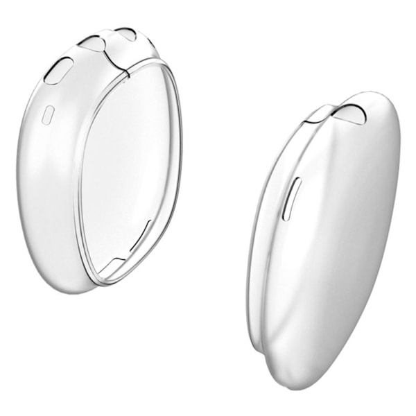 Airpods Max enkelt silikonskydd - Grå Silvergrå