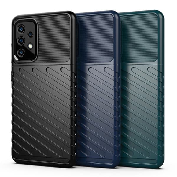 Thunder Samsung Galaxy A52 5G Etui - Svart Black