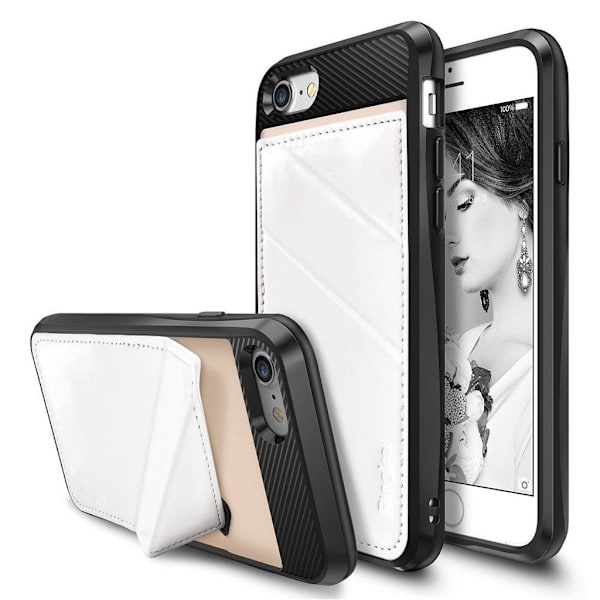 Ringke EDGE iPhone 7/8:lle - Valkoinen White