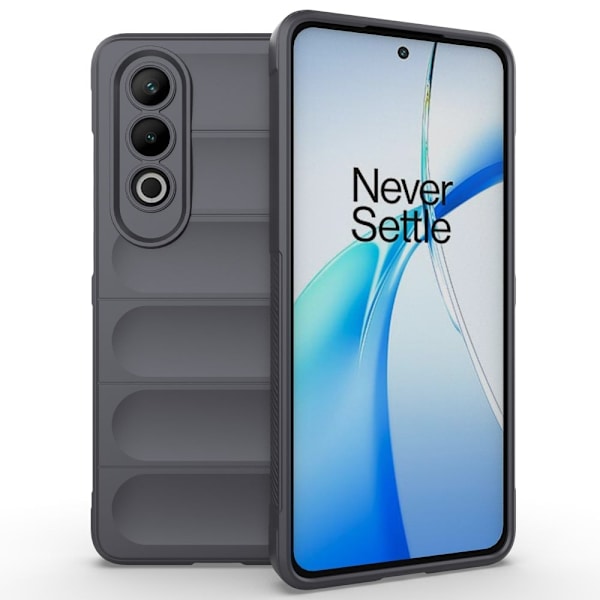 Mjukt greppformat OnePlus Nord CE4 skal - Mörkgrå Silvergrå