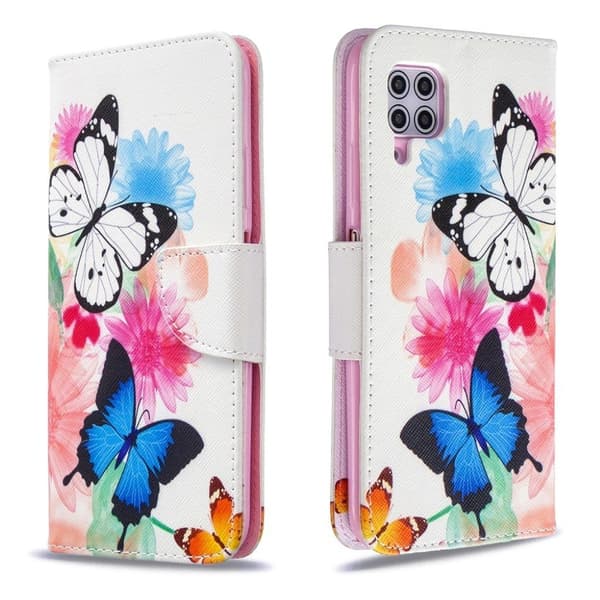 Wonderland Huawei P40 Lite / Nova 6 SE Etui - Sommerfugl Multicolor