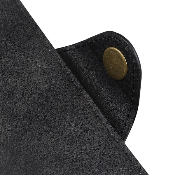 Alpha Sony Xperia 1 III nahkainen läppäkotelo - Musta Black