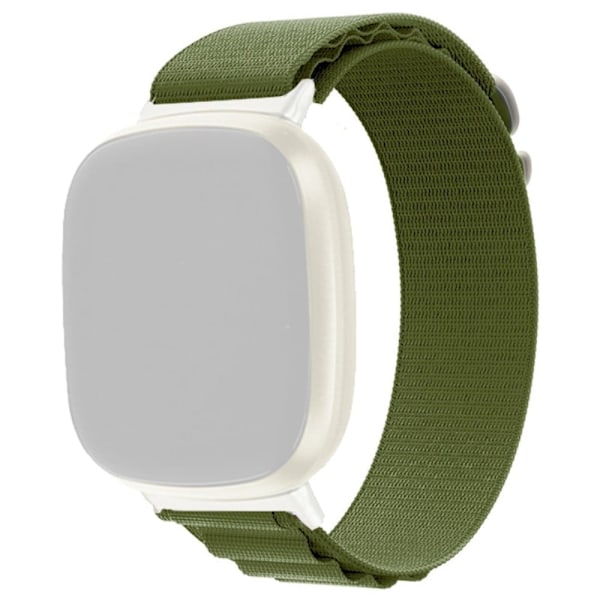 Fitbit Sense / Versa 3 klockarmband i nylon - Grön Grön