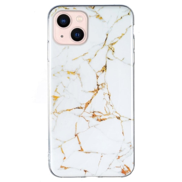 Marmor etui til iPhone 14 - Hvid White