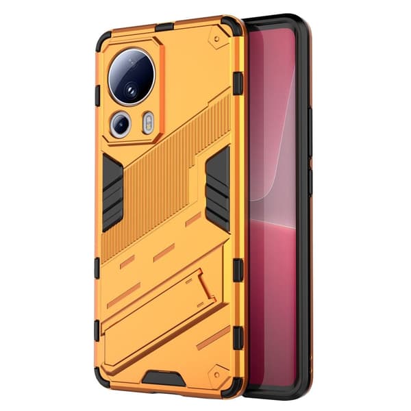 Shockproof Hybrid Deksel med A Modern Touch til Xiaomi Civi 2 / 13 Lite - Oransje Orange