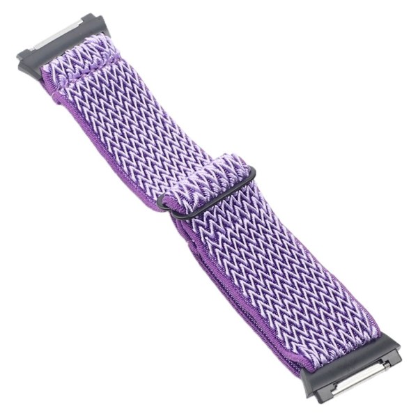 Fitbit Ionic aaltokuvioinen nailon kellonhihna - Violetti Purple
