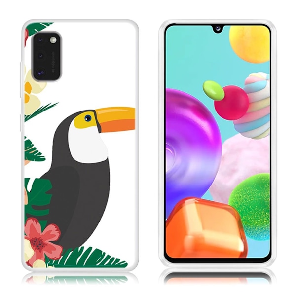 Deco Samsung Galaxy A41 Etui - Bird Multicolor
