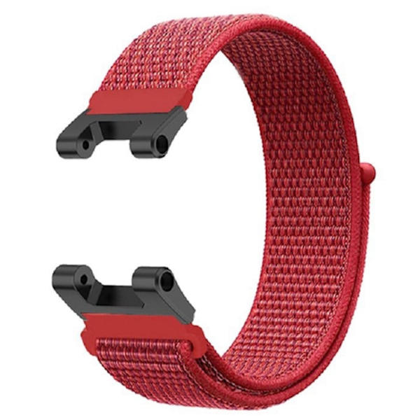 Amazfit T-Rex Pro / T-Rex / Ares elastinen nailon kellon hihna - Punainen Red