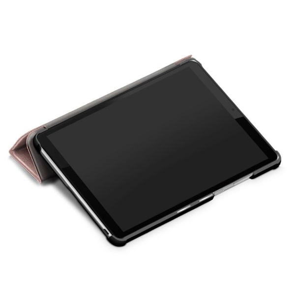 Lenovo Tab M8 tri-fold läderfodral - Roséguld Rosa