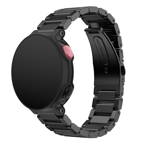 316 urrem i rustfrit stål til Garmin-ur - Sort Black
