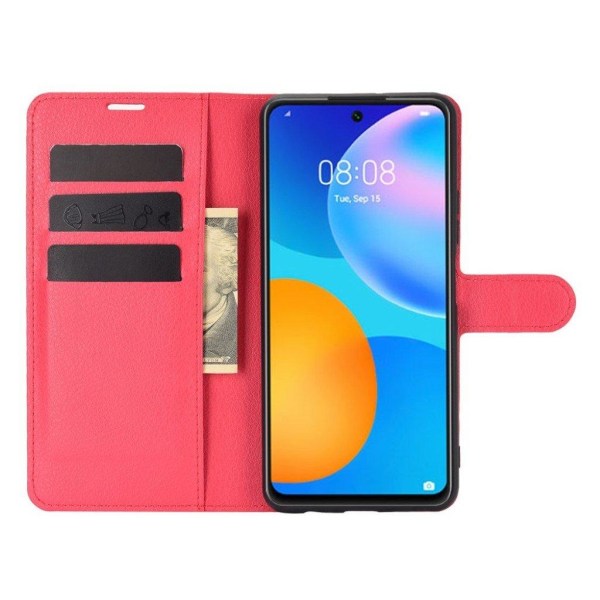 Classic Huawei Y7A / Huawei P Smart 2021 flip kuoret - Punainen Red