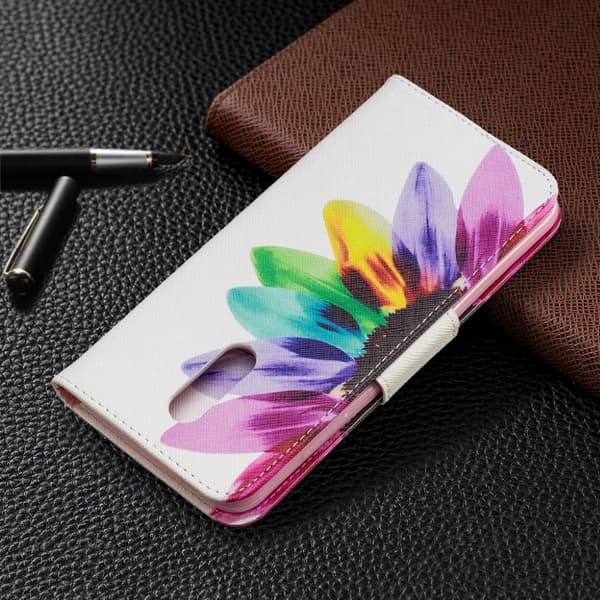 Wonderland Nokia 3.2 flip veske - Fargerike blader Multicolor
