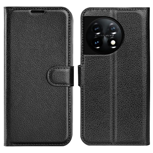 Classic OnePlus 11 Flippetui - Svart Black