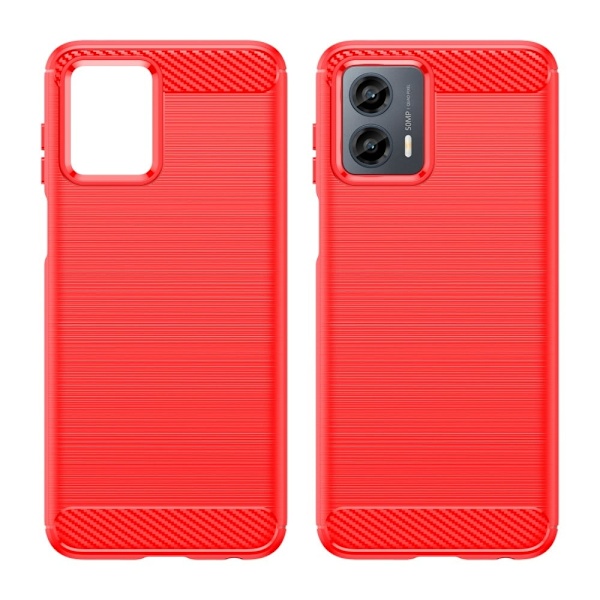 Carbon Flex Suojakotelo Motorola Moto G (2023) - Punainen Red