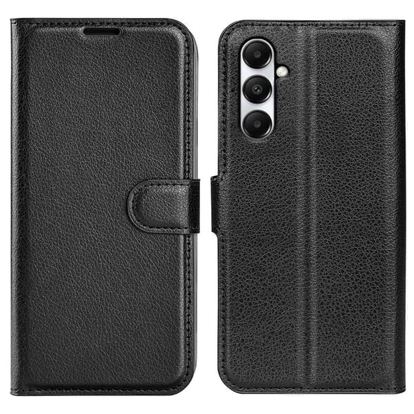Classic Samsung Galaxy A05s Läppäkotelo - Musta Black