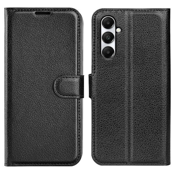 Klassisk Samsung Galaxy A05s Flip Etui - Sort Black