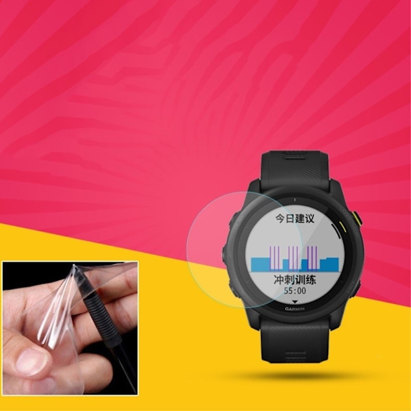 Garmin Forerunner 745 anti-chock ultra klar skärmskydd Transparent