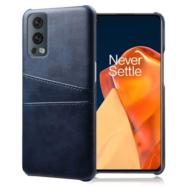 Dual Card Etui OnePlus Nord 2 5G - Blå Blue