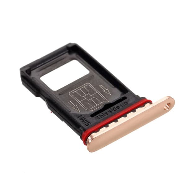 OnePlus 7 Pro OEM hållare för dubbla sim-kort - Guld Guld