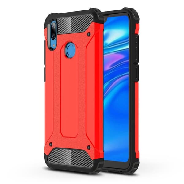 Armour Guard Huawei Y7 2019 cover - Rød Red