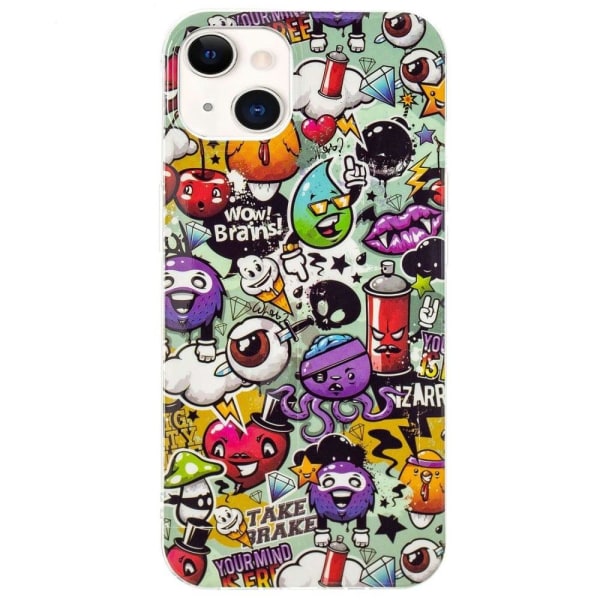 Deco iPhone 14 cover - Flerfarvet Multicolor