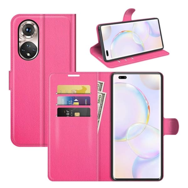 Classic Honor 50 Pro flip etui - Rose Pink