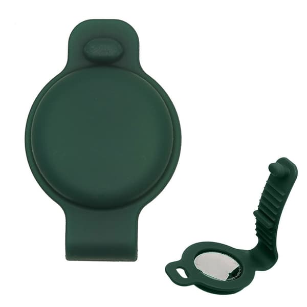 AirTags clip design silikonisuojus - Mustanvihreä Green