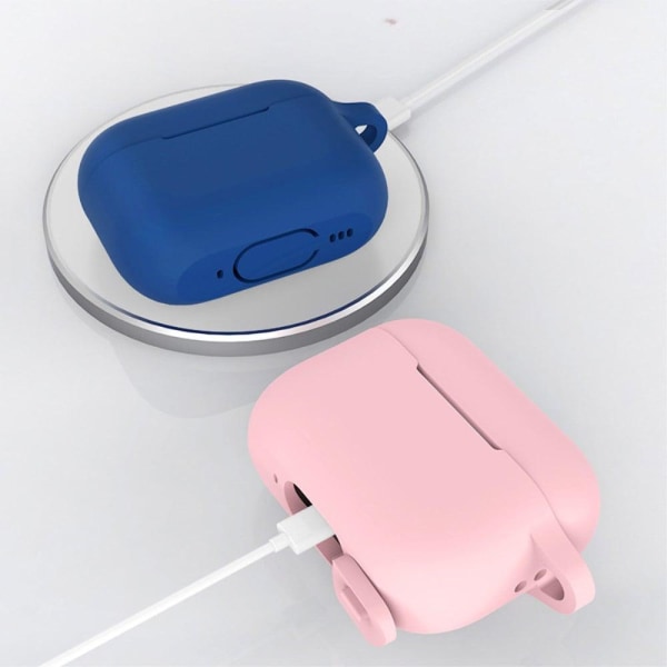 AirPods Pro 2 silikonikotelo soljella - Vaaleanvioletti Purple