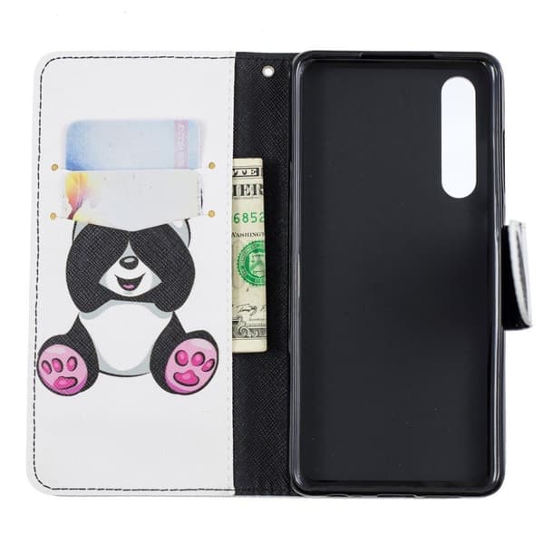 Huawei P30 Skinnetui Med Mønster - Søt Panda Multicolor
