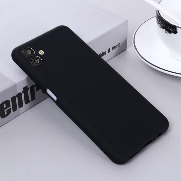 Matte Liquid silikone cover til Samsung Galaxy M13 5G - Sort Black