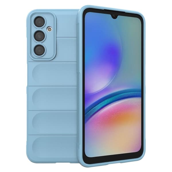 Mjukt greppformat skal för Samsung Galaxy A05s - Blå Blå