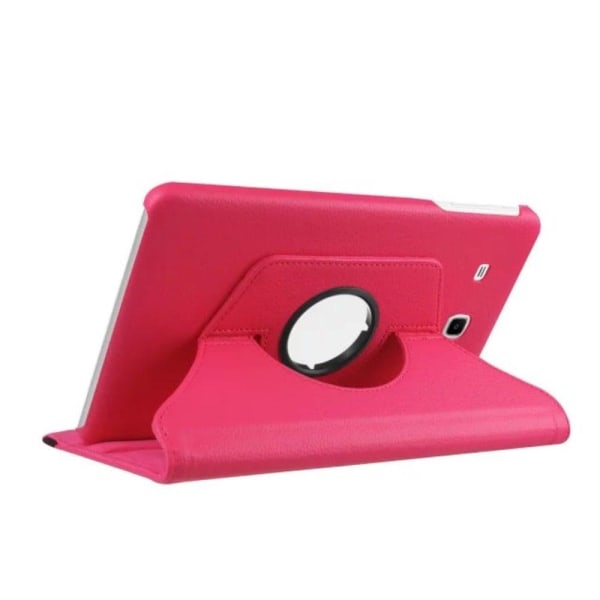 Jessen Samsung Galaxy Tab E 9.6 Nahkakotelo Kääntyvällä Standill Pink