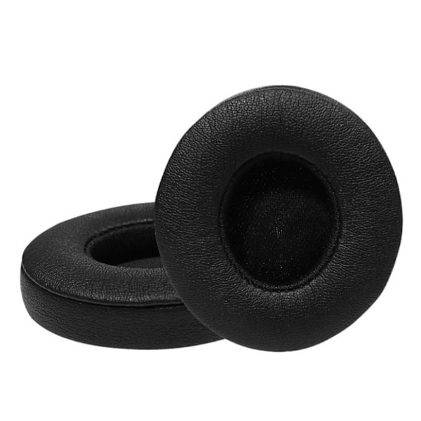 Beats Solo 2 / 3 pude i læder - Sort Black