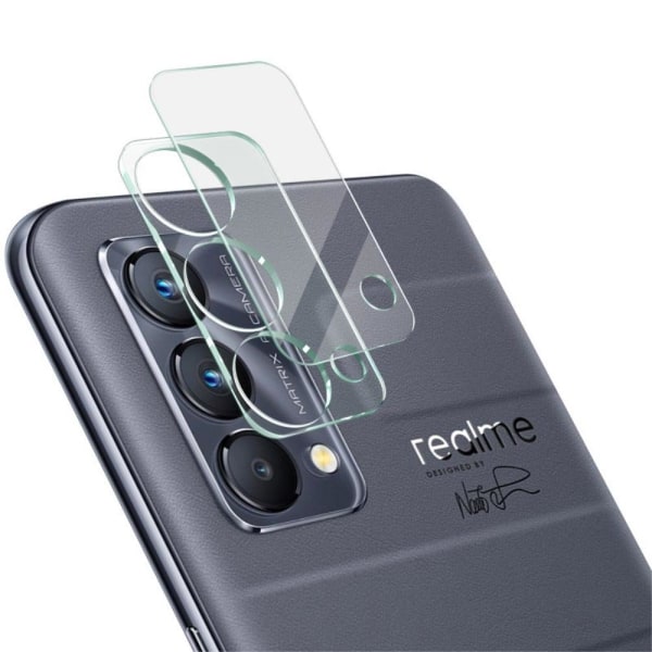 IMAK Realme GT Master tempered glass camera lens film + lens cap Transparent
