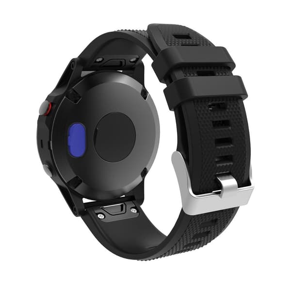 Garmin Fenix 5S / 5 / 5X dammskyddsplugg i silikon - Baby Blå Blå