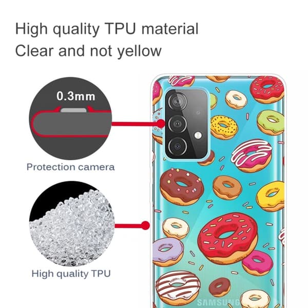 Deco Samsung Galaxy A23 deksel - Smultring Multicolor