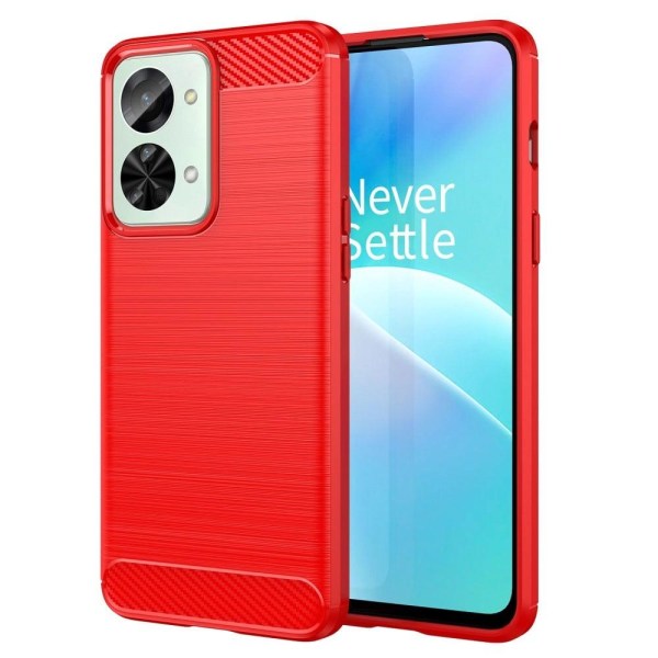 Carbon Flex OnePlus Nord 2T kotelot - Punainen Red