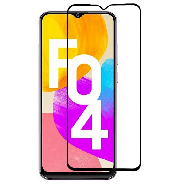 Samsung Galaxy F04 / Samsung Galaxy M04 / Samsung Galaxy A04e kosketusherkkä ja temperoitu suojalasi Transparent