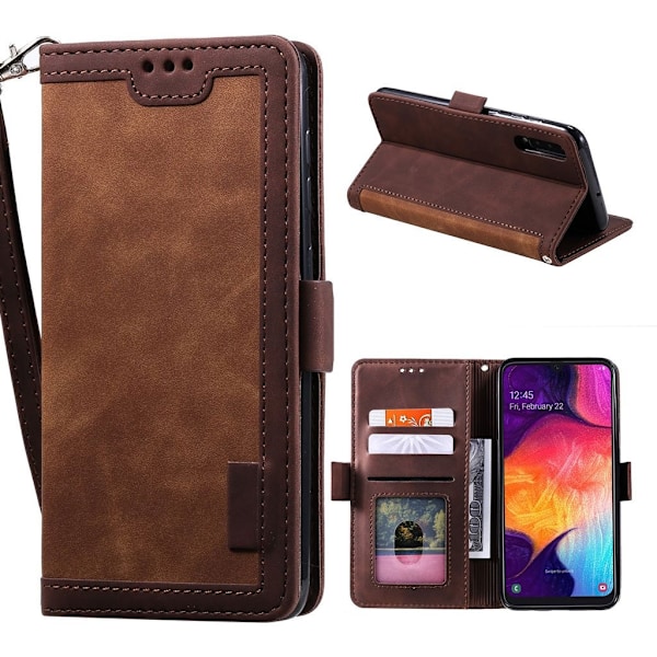 Suburbian läder Samsung Galaxy A70 fodral - Brun Brun