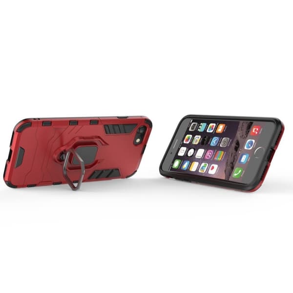 Ring Guard case - iPhone SE 2020 - Rød Red