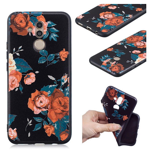 Huawei Mate 20 Lite fodral med präglat mönster - Pion multifärg