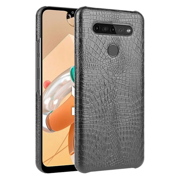 Croco Cover - LG K41S - Sort Black