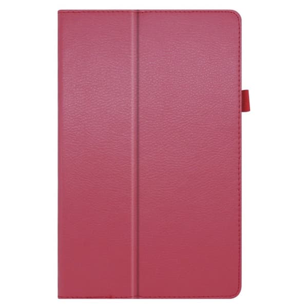 Lenovo Tab M10 FHD Plus Litchi Lær Etui - Rose Pink