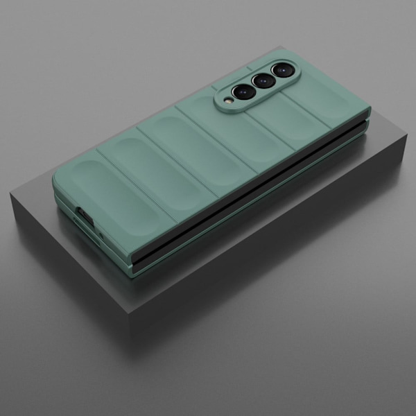 Mjukt greppformat Samsung Galaxy Z Fold4 skal - Grön Grön