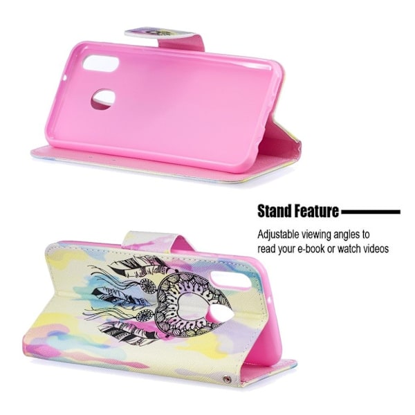 Wonderland Samsung Galaxy M20 etui - Drømmefanger Multicolor